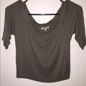 Charlotte Russe off the shoulder crop top